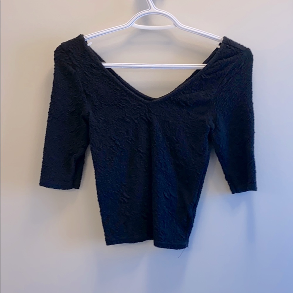Topshop size 4 tight crop top